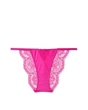 Panty Cheeky con Encaje Rosa