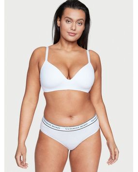 Panty HipHugger Con Logo Blanco