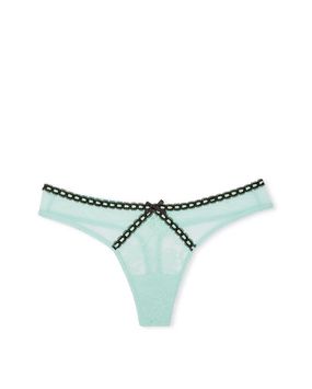 Panty Thong Ribbon Slot Celeste
