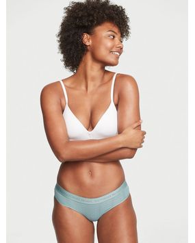 Panty HipHugger Con Logo Gris