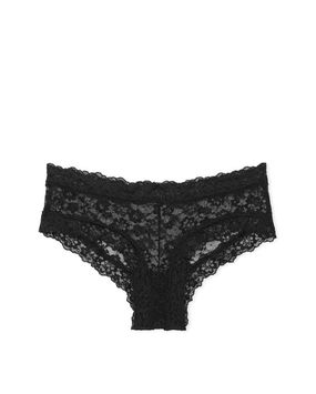 Panty Cheeky con Encaje Negro