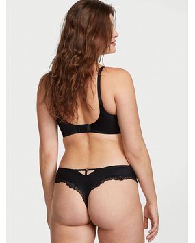 Panty Thong con Encaje Negro