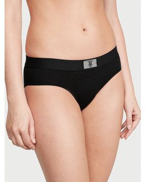 Panty HipHugger Con Logo Negro