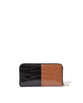 Cartera "The Victoria" Cognac Colorblock