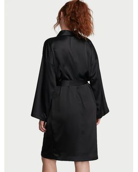 Bata estilo Kimono Negro