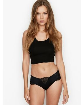 Panty Cheeky con Encaje Negro
