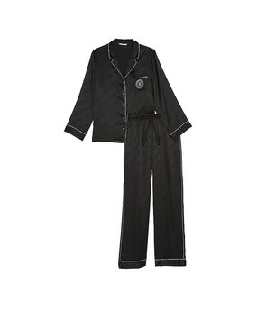 Pijama Pantalón Satén Negro