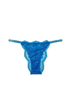 Panty Brazilian Con Tiras Brillantes Café