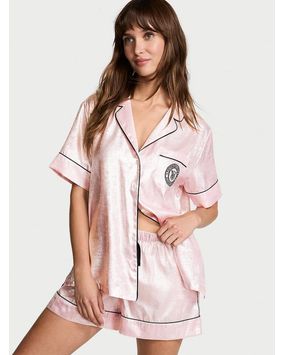 Pijama Short Rosa