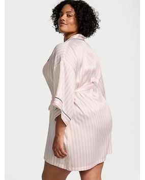 Bata Estilo Kimono Iconic Stripes Con Logo