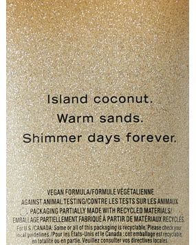 Crema Corporal Con Brillos Coconut Passion