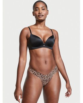 Panty Thong Con Encaje Leopardo